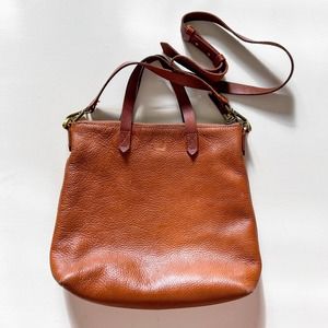 Madewell The Zip-Top Transport Crossbody in English Saddle